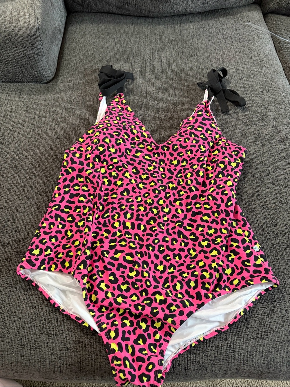 Posh Peanut Bright Pink Leopard Print Swimsuit